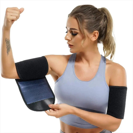 Ceinture de Sudation pour Bras Femme - Bande Sauna Minceur Transpirante pour Affiner et Tonifier les Bras
